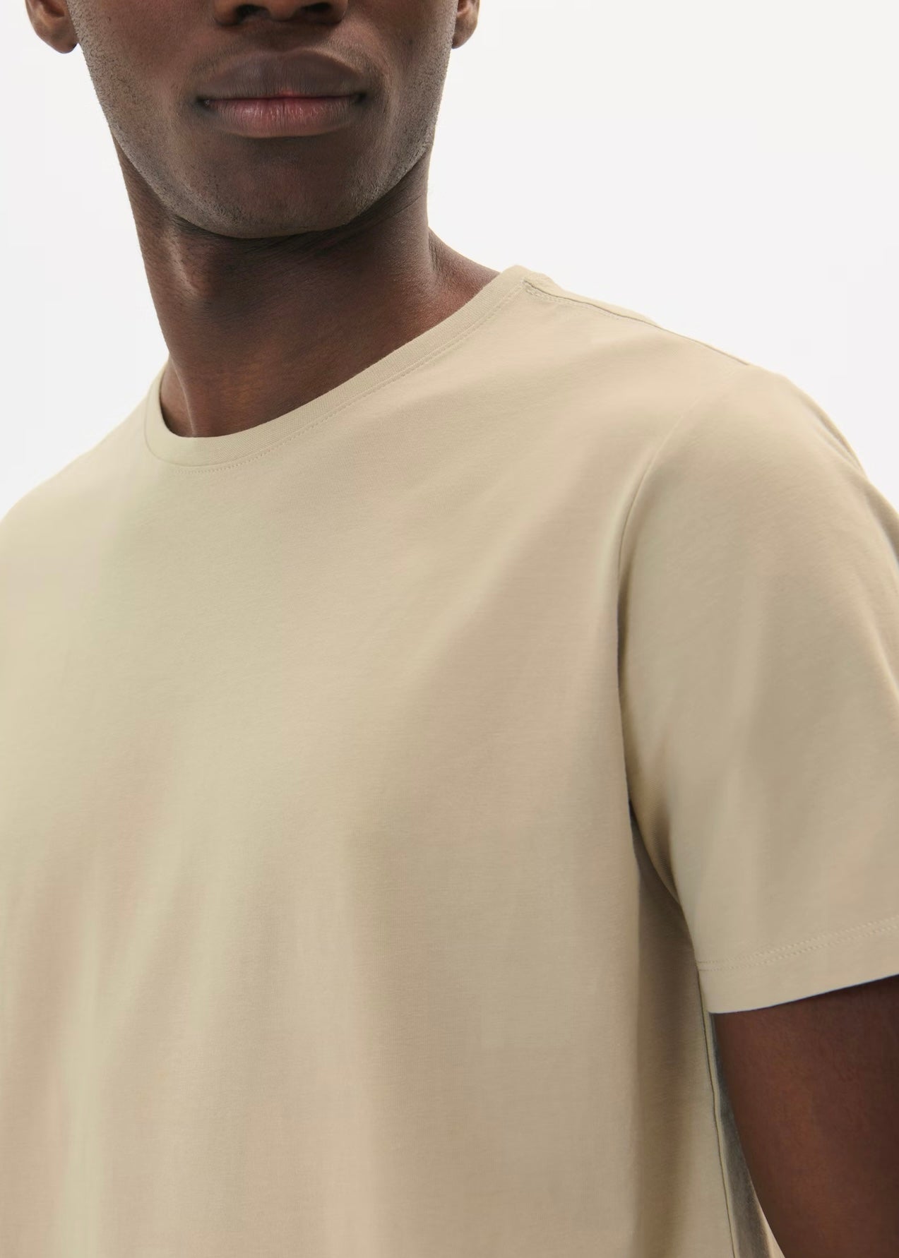 Matinique Jermalink Cotton Stretch t-shirt - Plaza Taupe