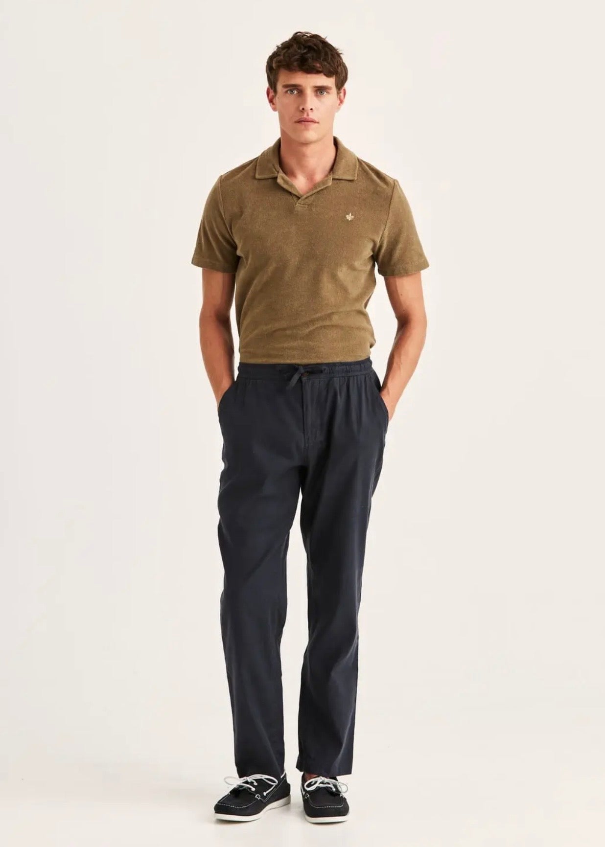 Fenix Linen Trouser Blue