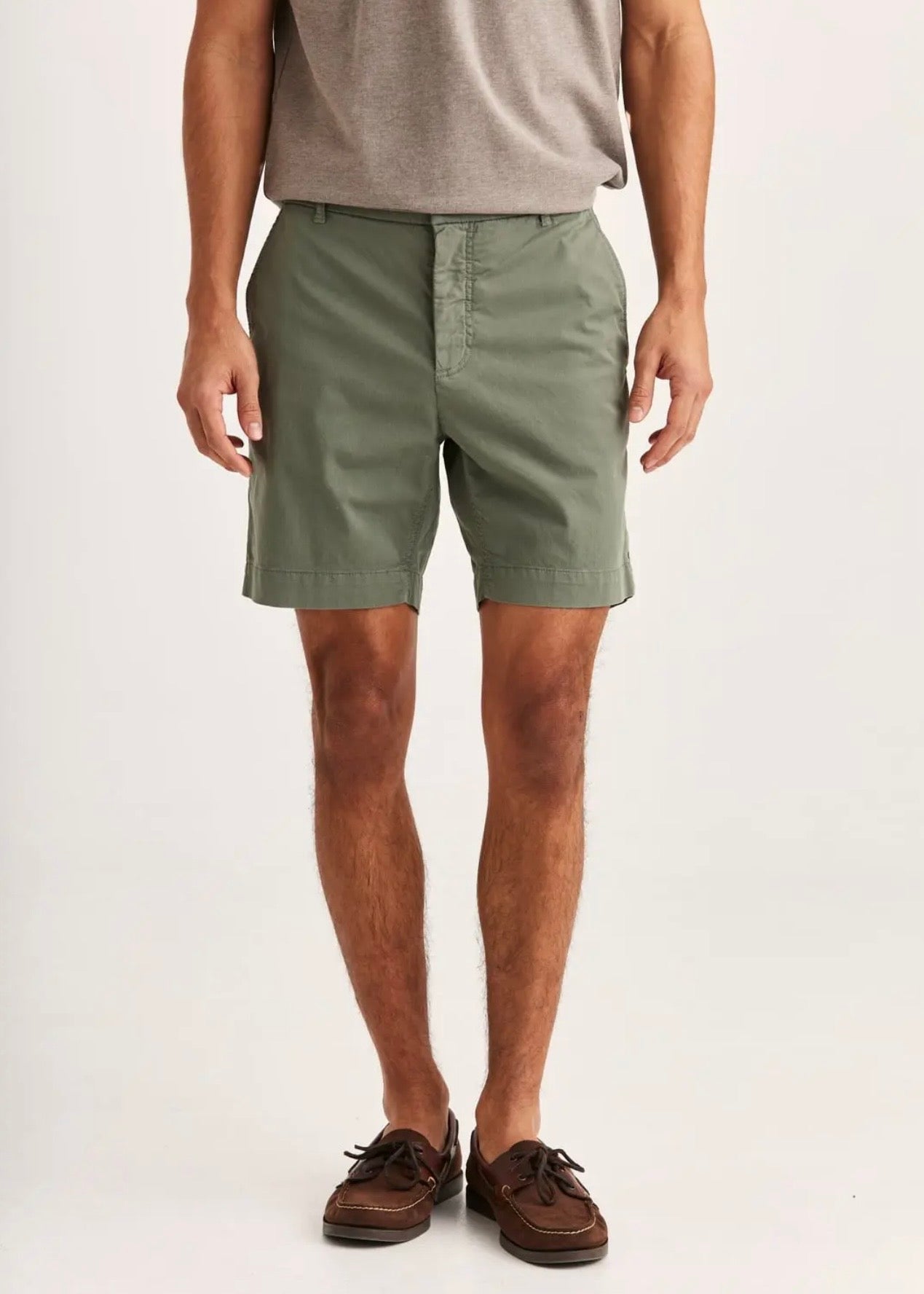 Jeffrey Summer Chino Shorts Olive