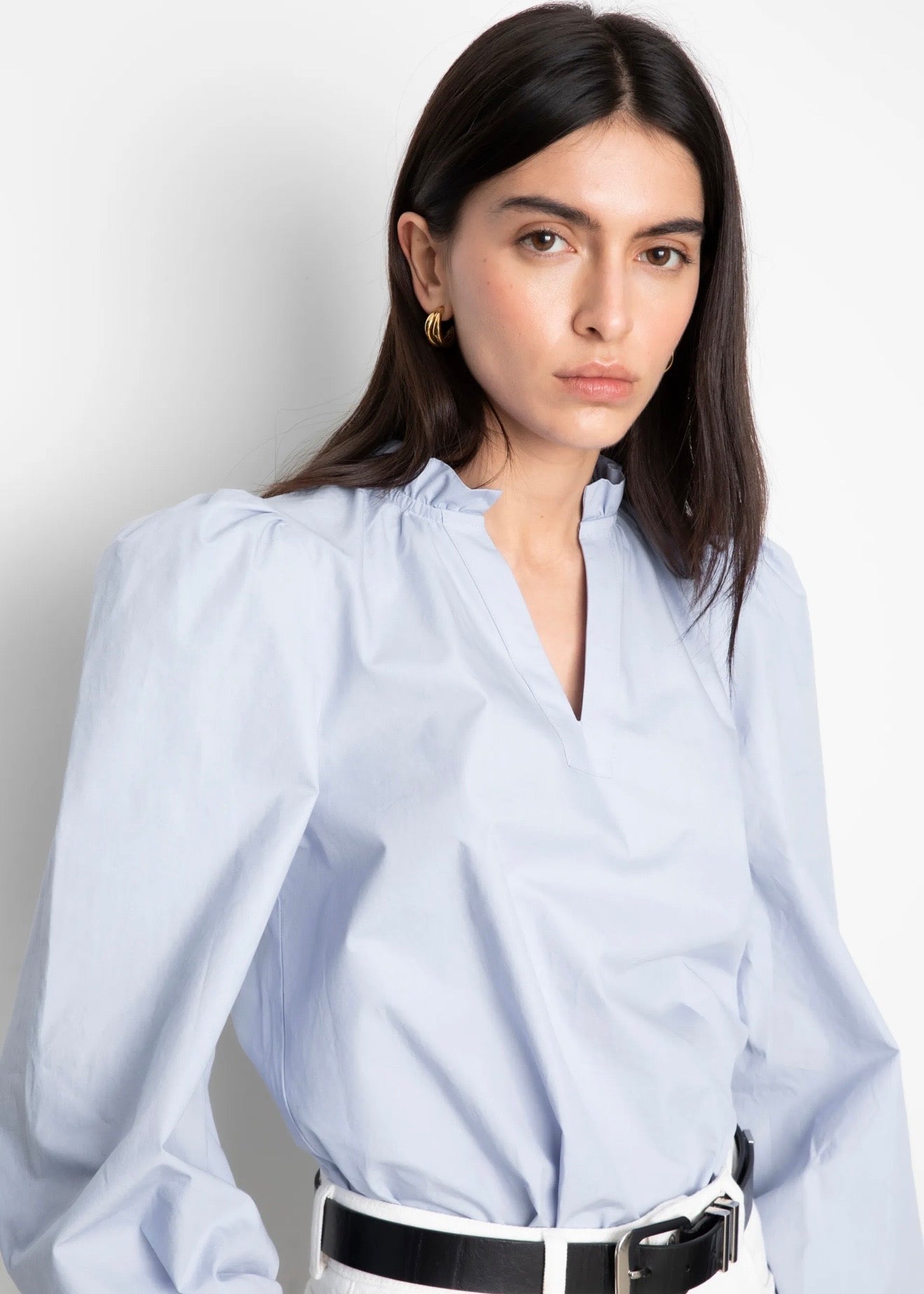 Infinity Blouse Light Blue