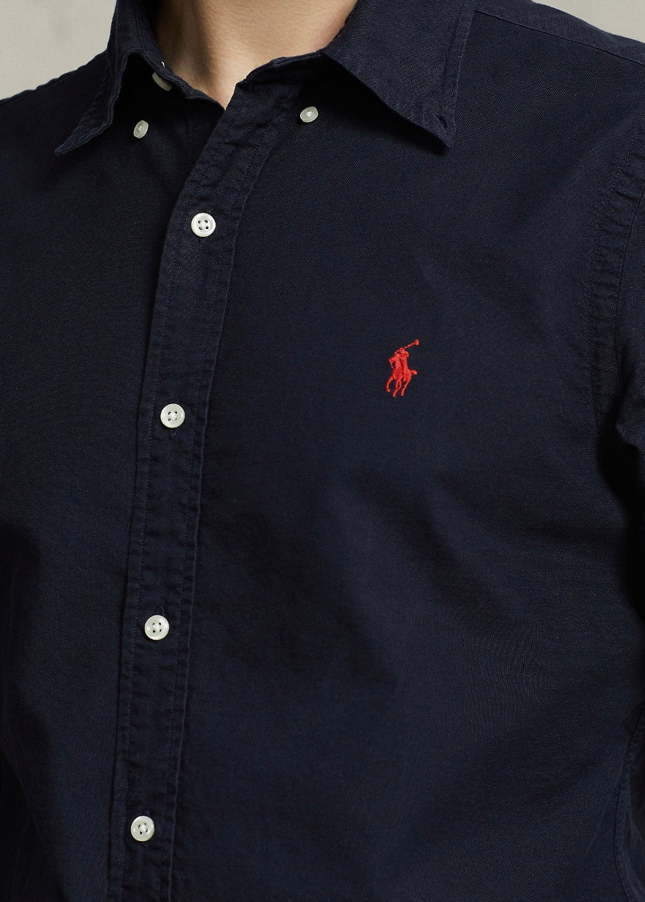 Custom Fit Oxford shirt Navy