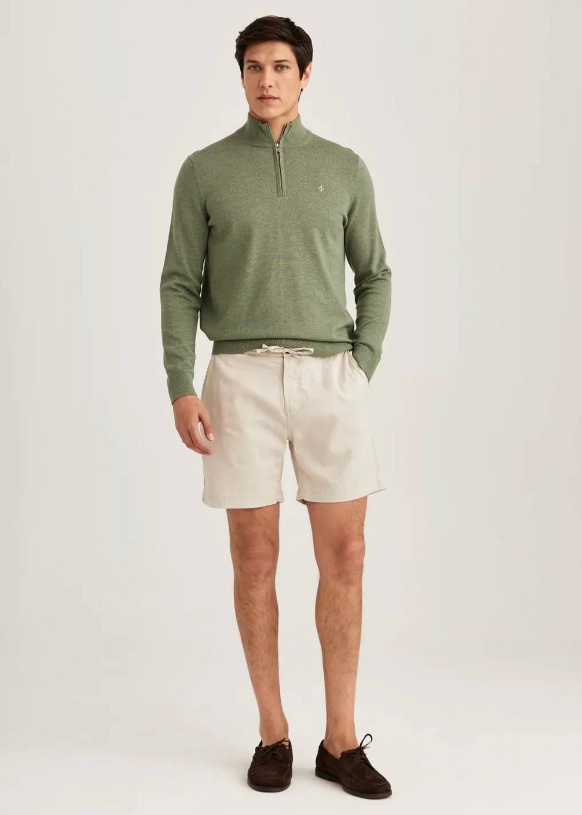 Morris Fenix Linen shorts - Offwhite
