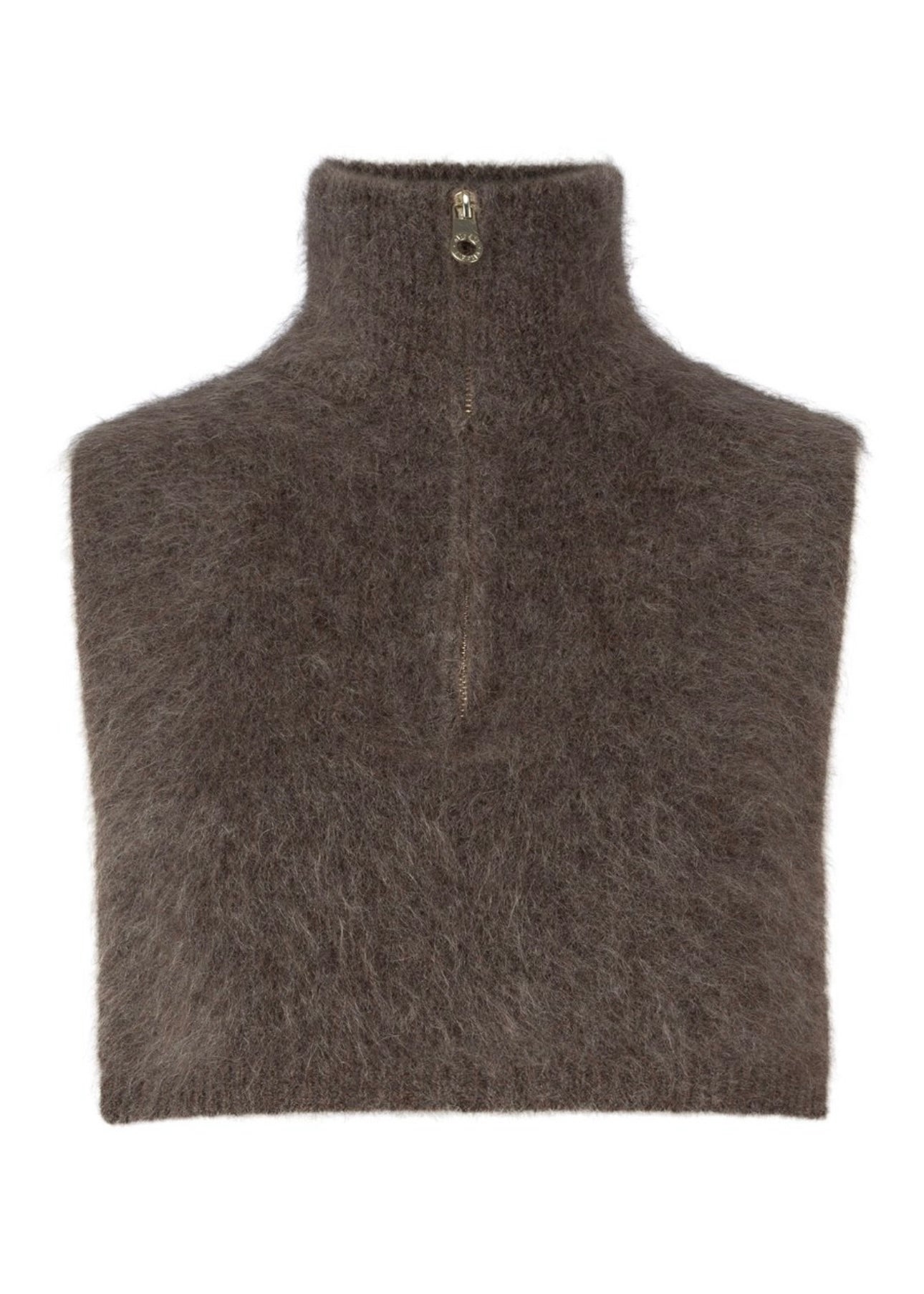 Belinda Chunky Hight Neck Brown