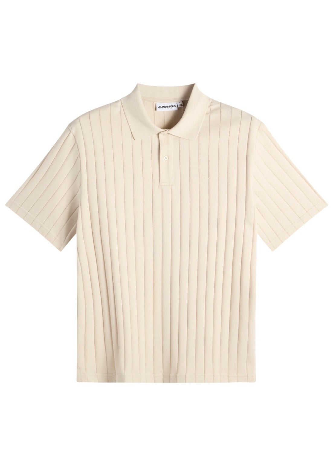 Simon Stripe Polo Moonbeam