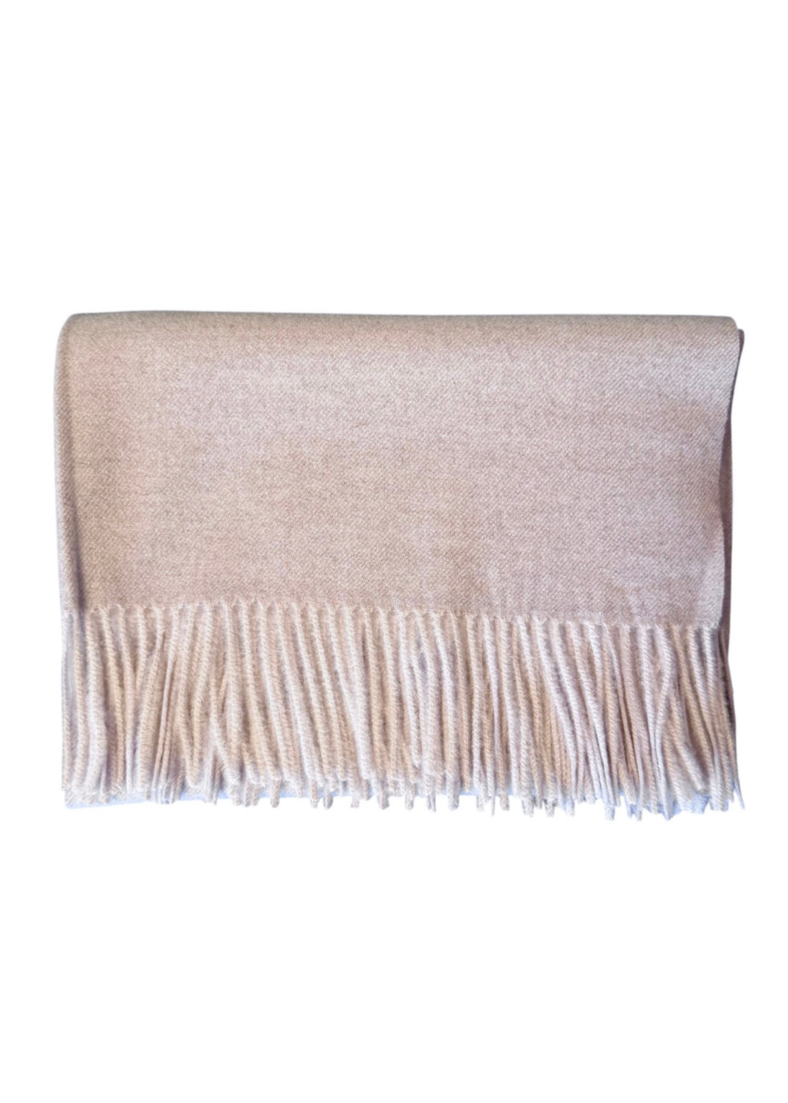 Ull/Cashmere skjerf Lys Taupe
