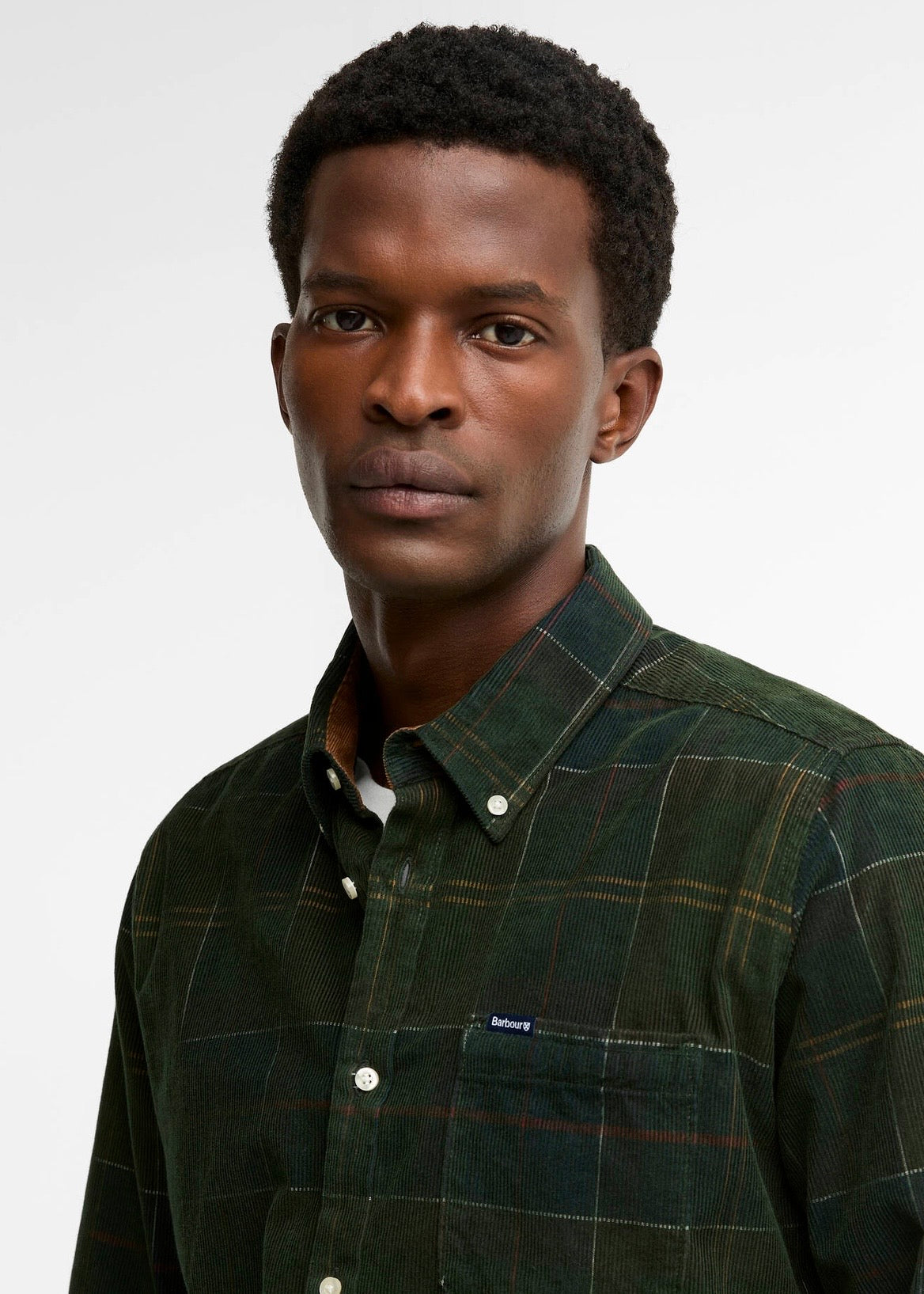Blair Tailored Tartan Cord Shirt Classic Tartan