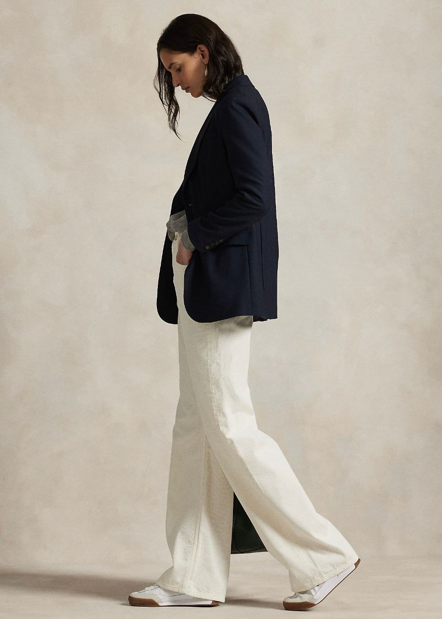 Corduroy Wide Leg Warm White