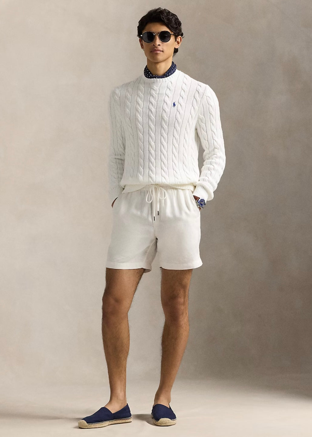 Ralph Lauren Cotton Cable sweater - White