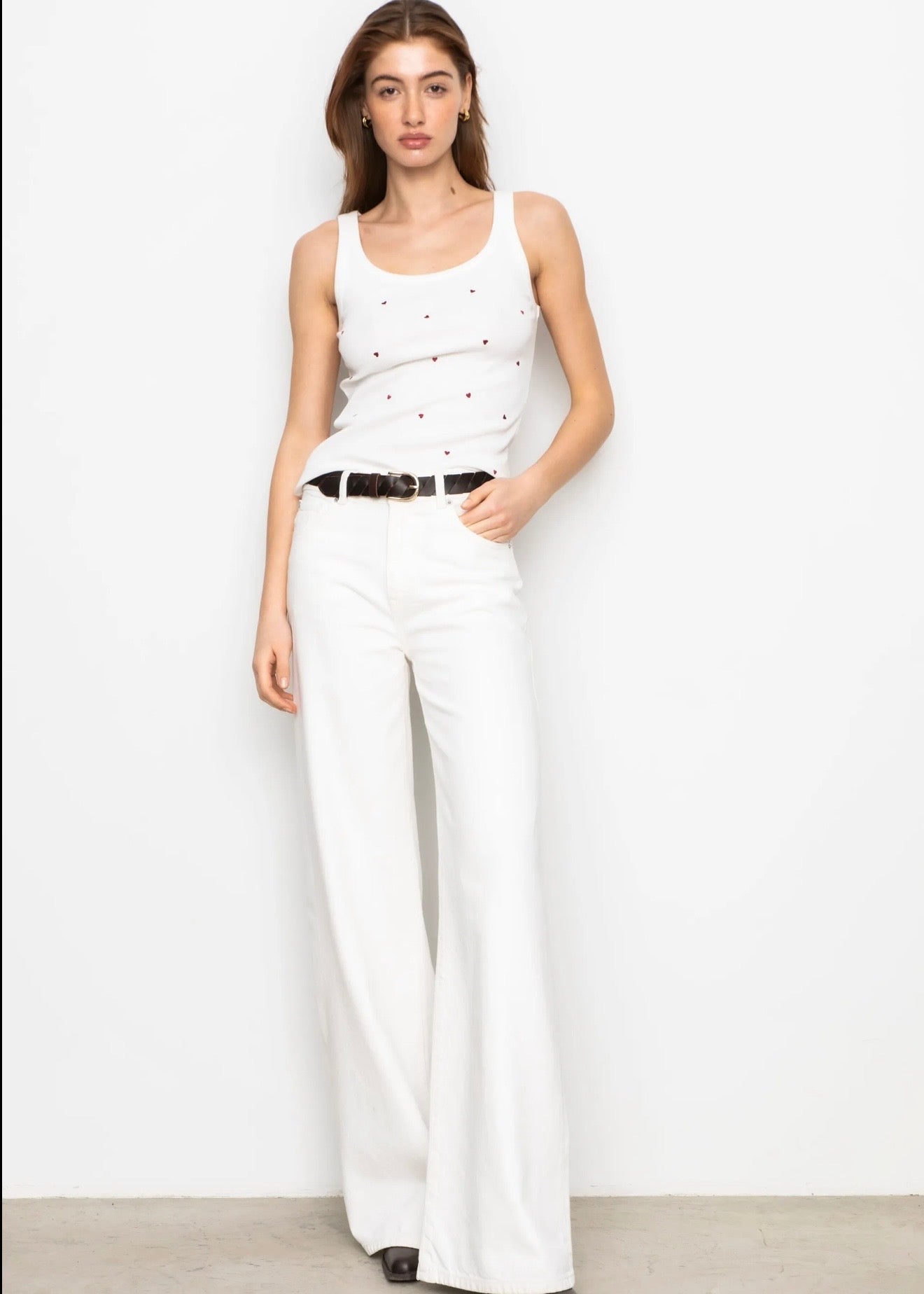 Pam Rib Singlet Berry