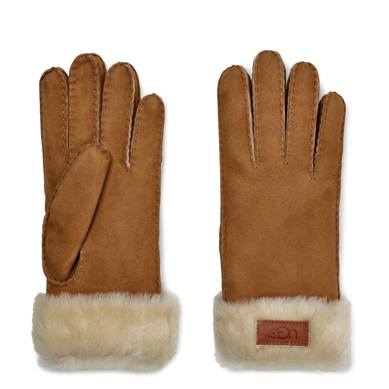 UGG W Turn Cuff gloves Chestnut