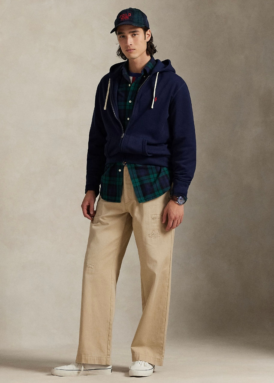 Fleece Hoodie Cruise Navy