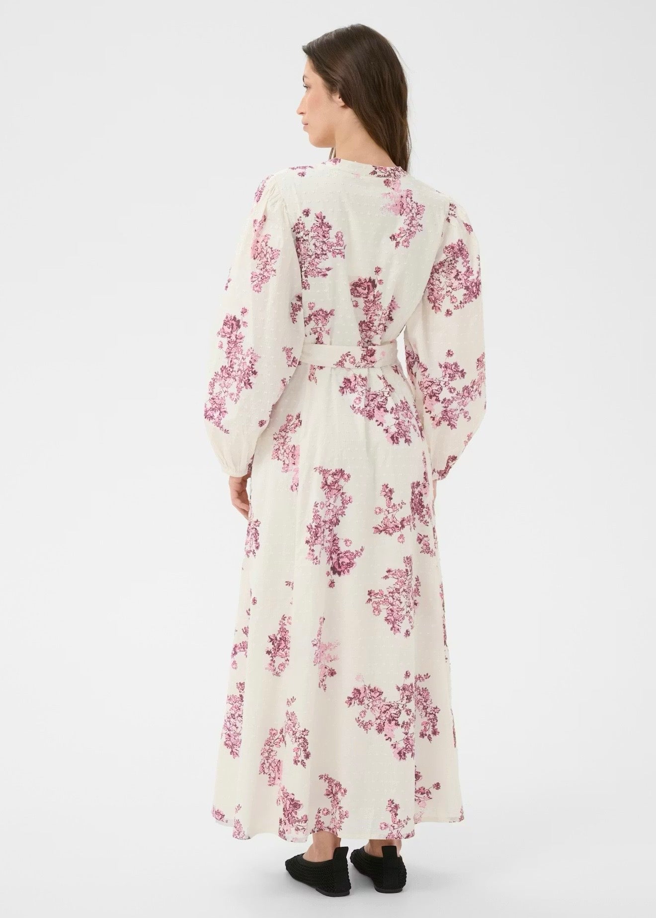 Avirana Dress Pink Shadow Flower
