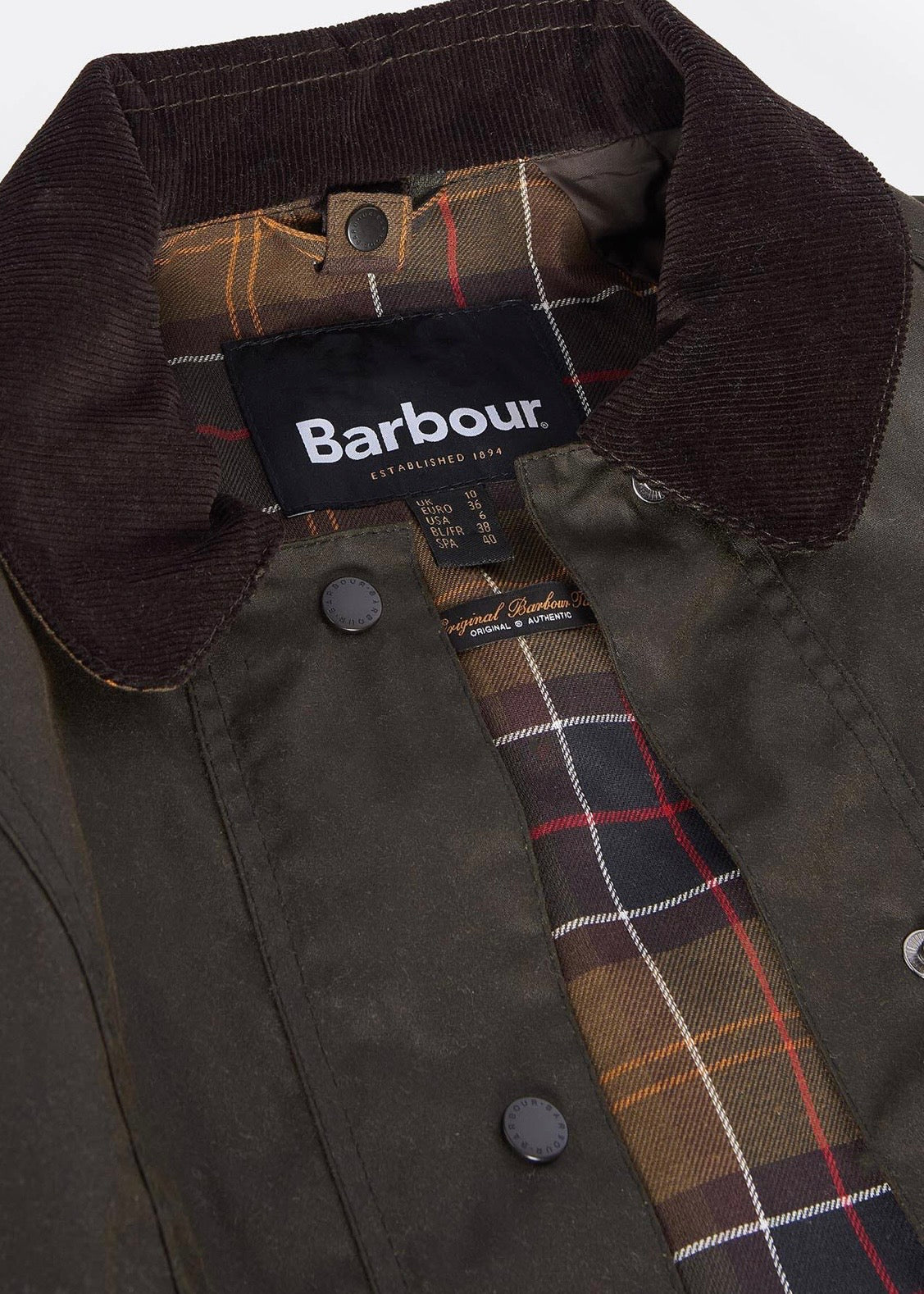Classic Beadnell Jacket Olive