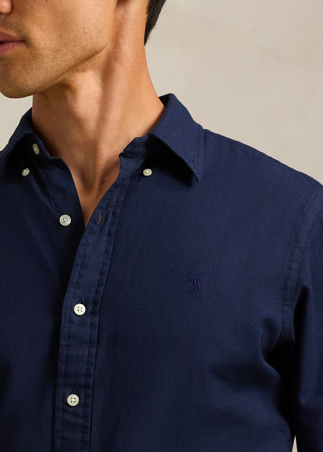 Polo Ralph Lauren Garment Dyed shirt - Collection Navy
