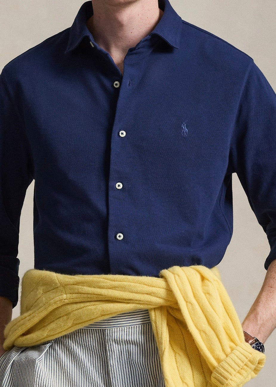 Featherweight Mesh Shirt Dark Cobalt