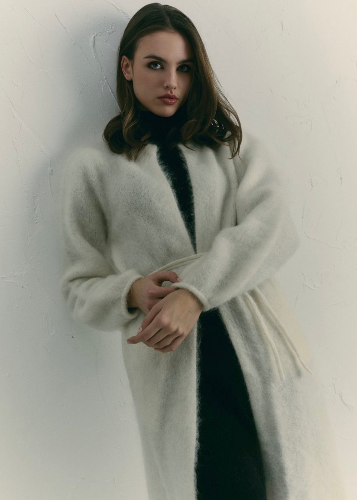 Olivia Chunky cardigan Bright White