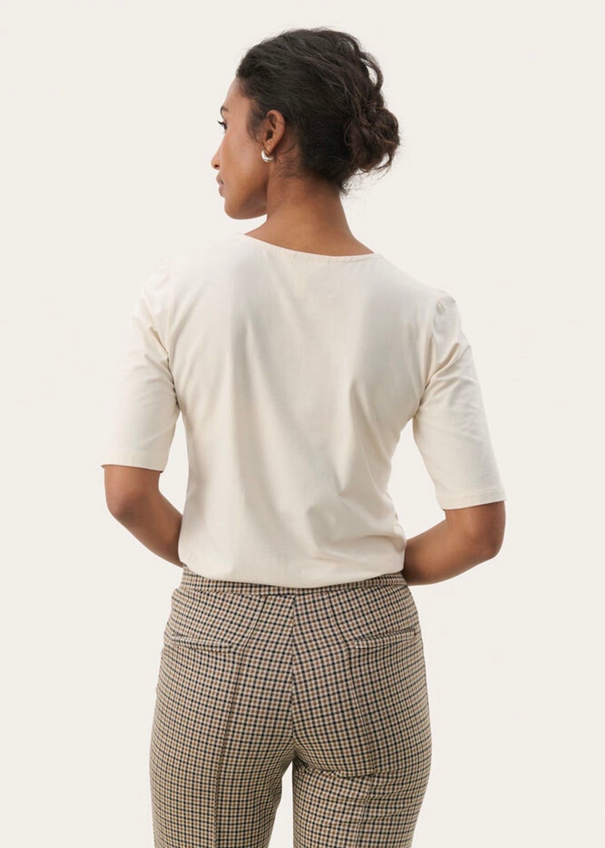 Nemi T-shirt Whitecap Gray