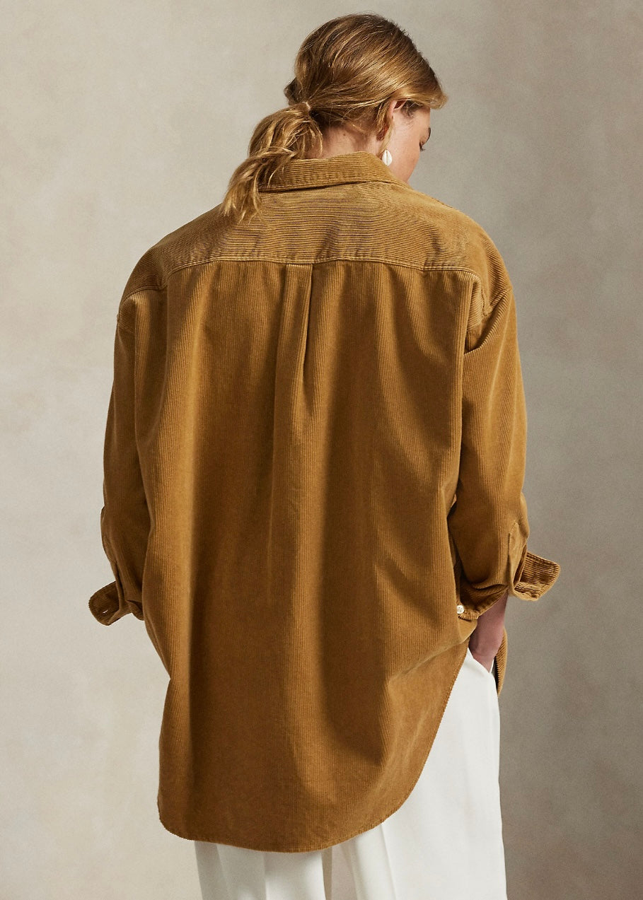 The Big Corduroy shirt Tan