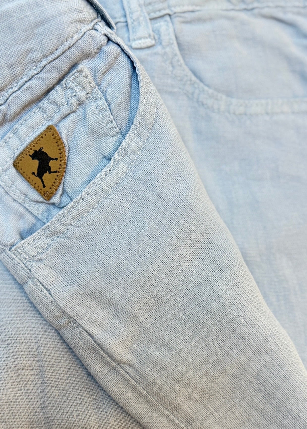 Culotte Linen Summer Pearl Blue