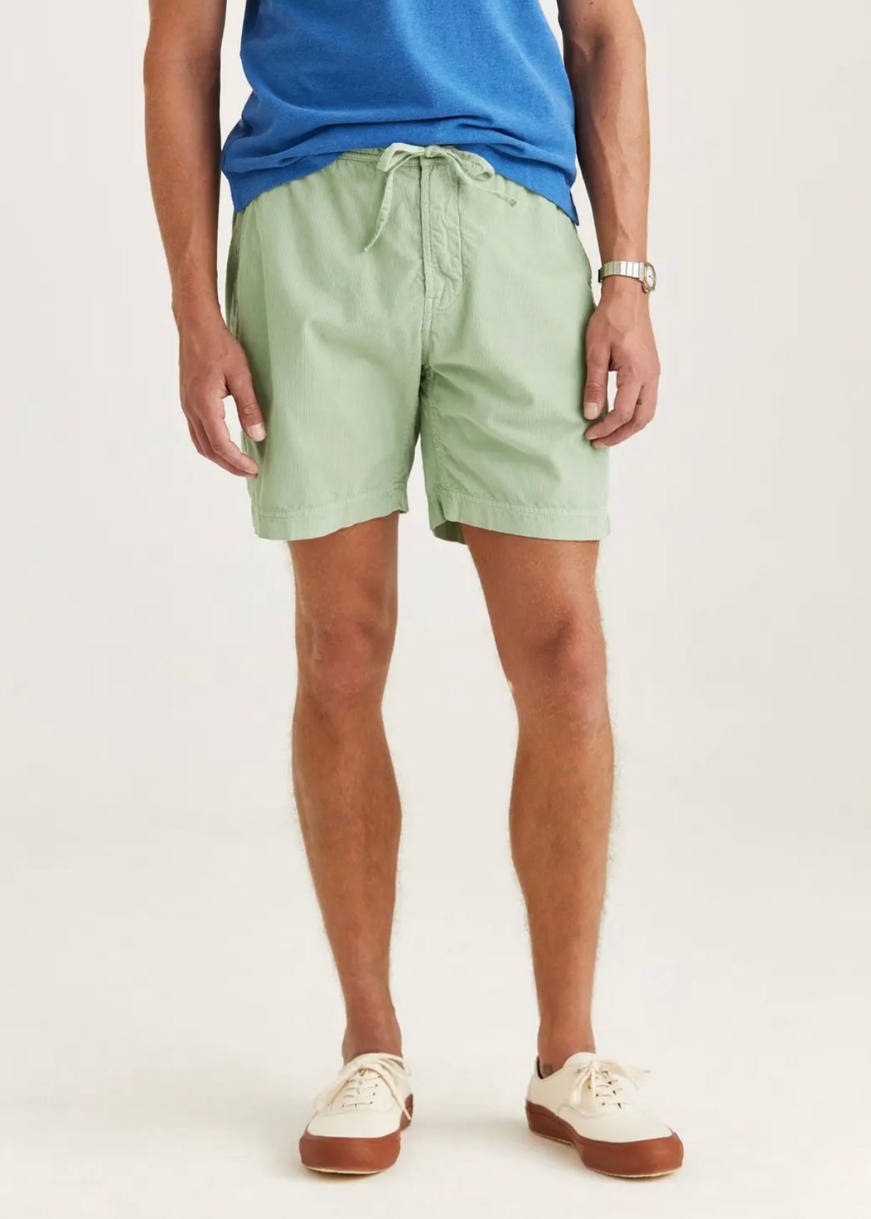 Morris Fenix Cord shorts - Green