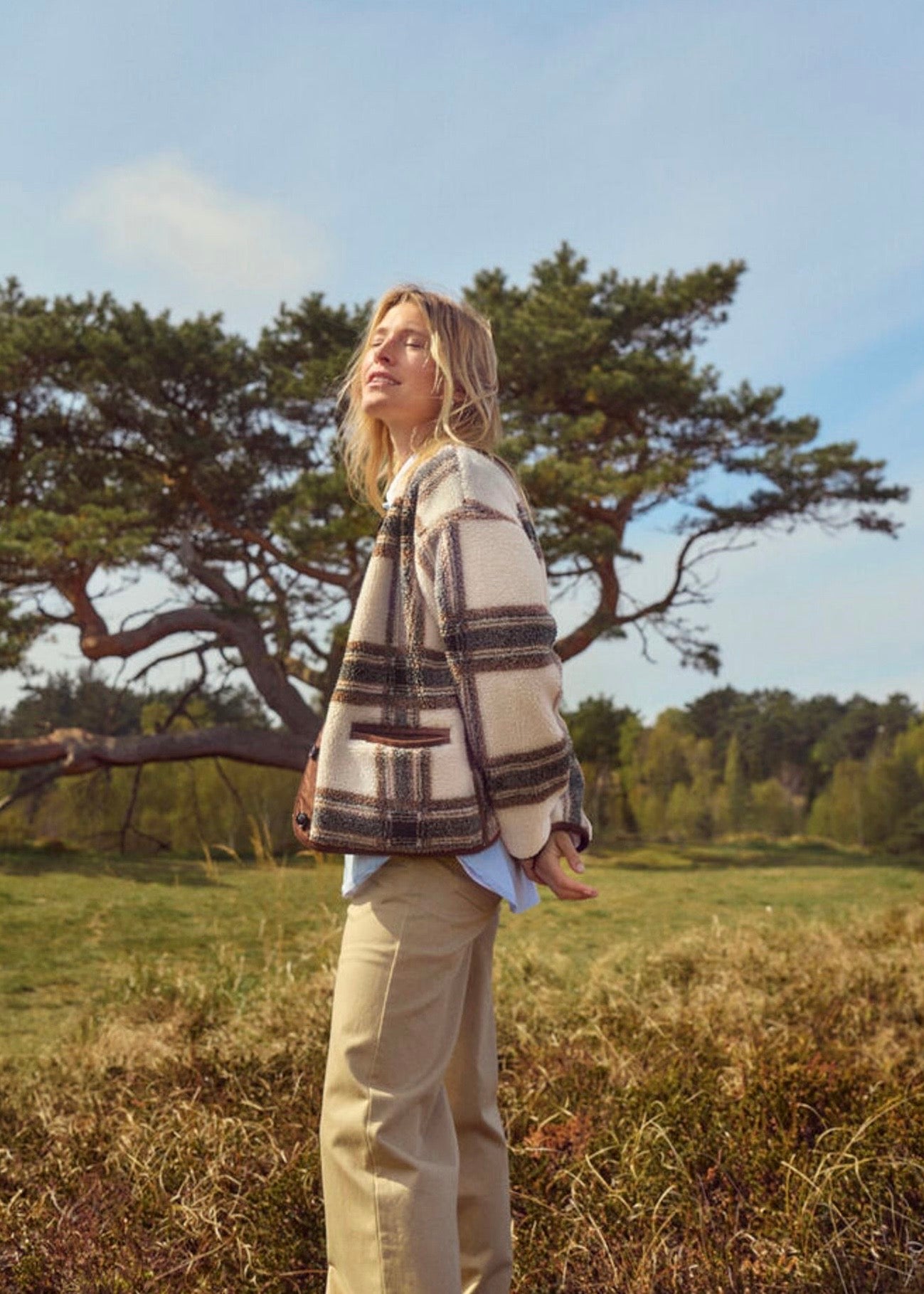 Ysabell Jacket Brown Check