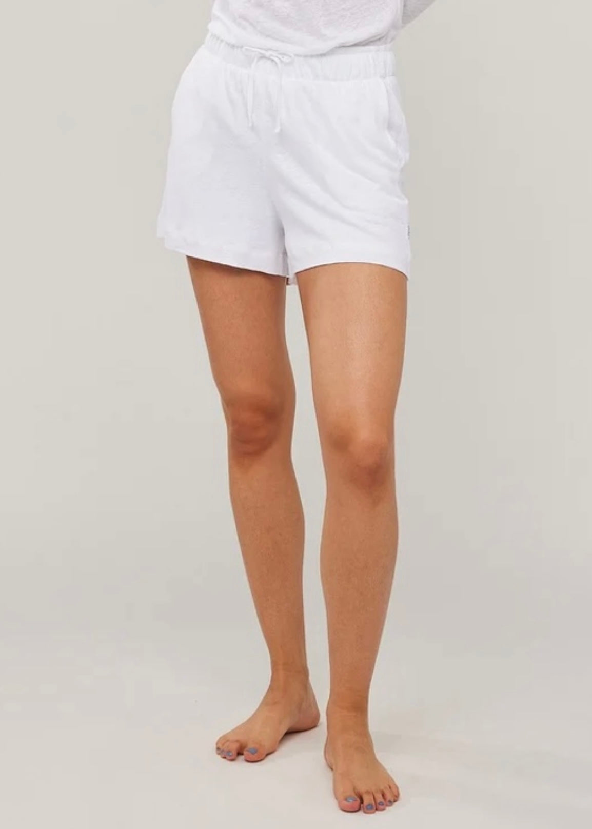 Ella&il Kyra Linen shorts - Bright White