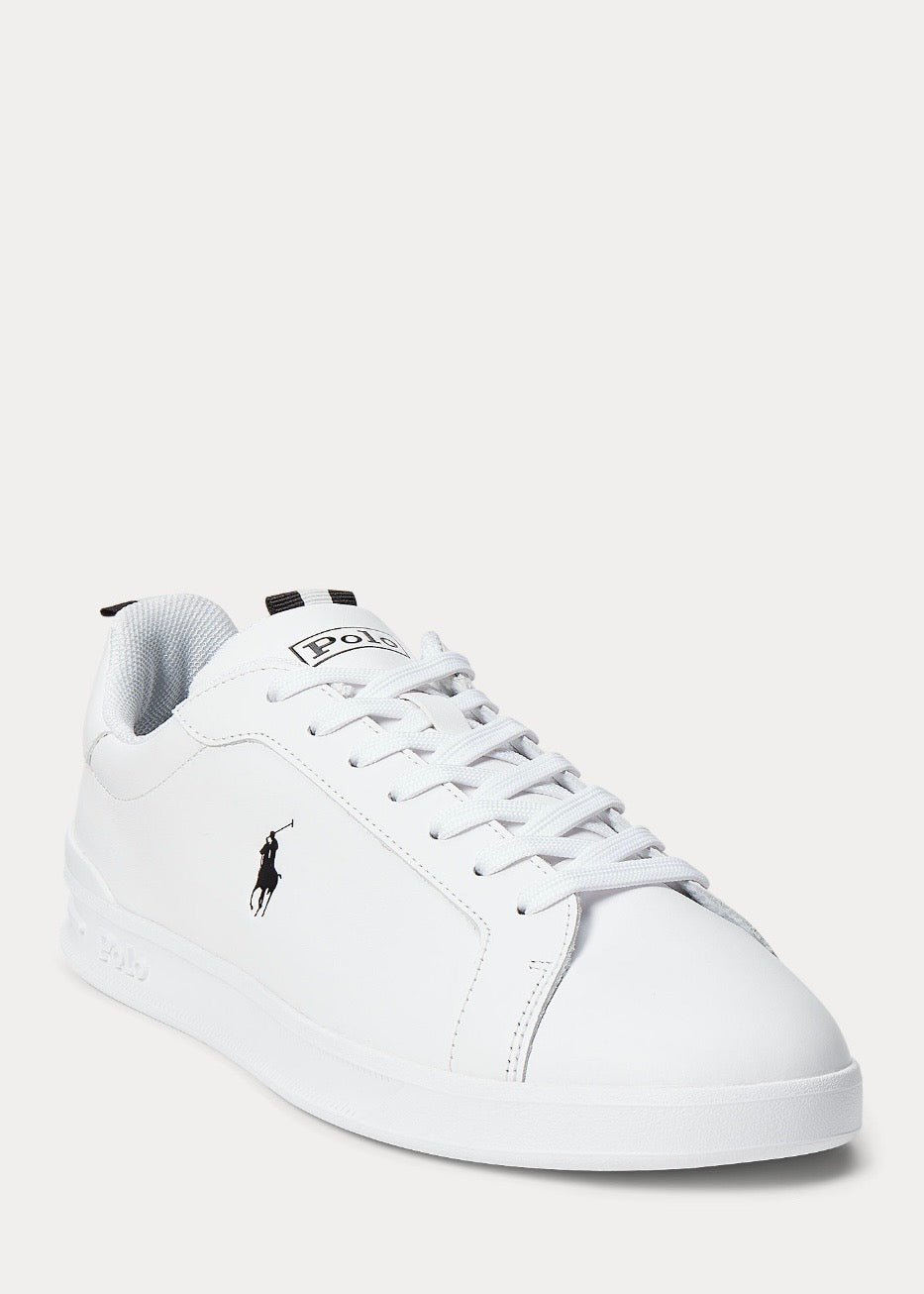 Heritage Court Leather Sneakers White