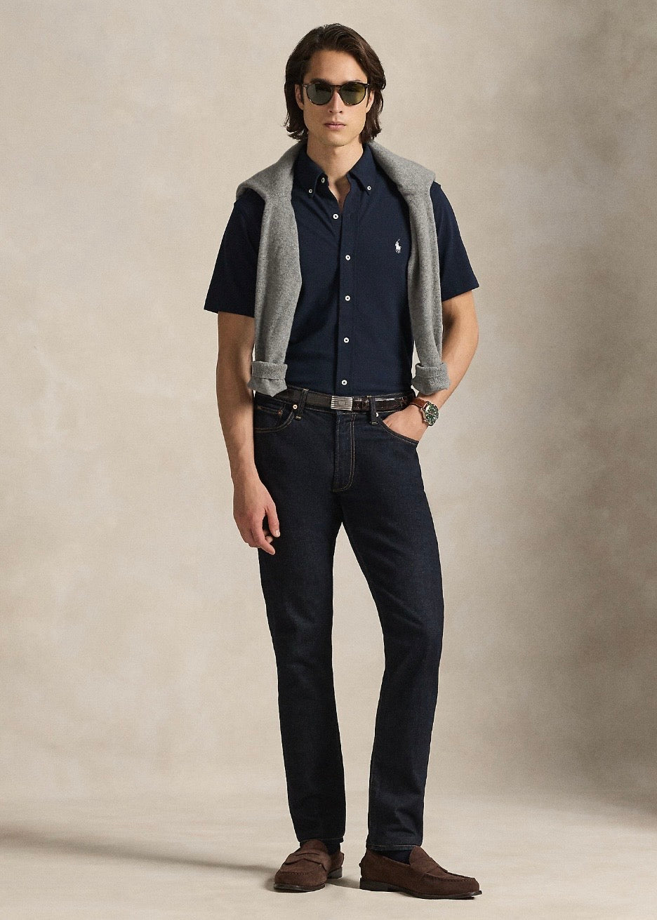 Featherweight Mesh Shirt Navy