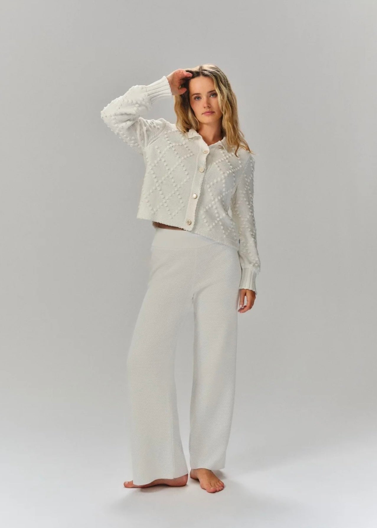 Ella&il Mubi Cotton pants - White