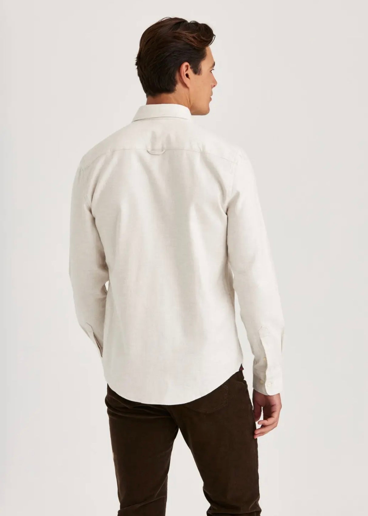 Twill Flannel shirt Offwhite