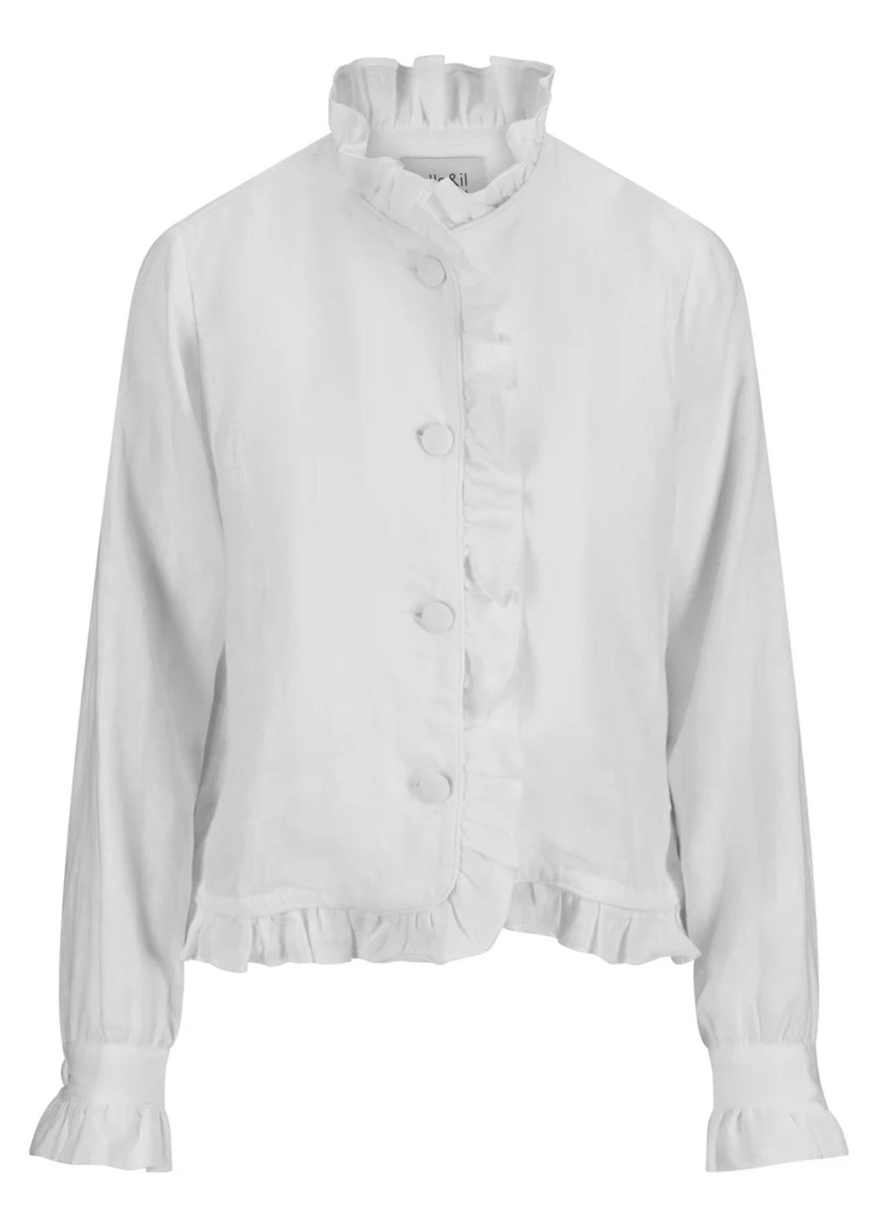 Betty Linen Jacket White