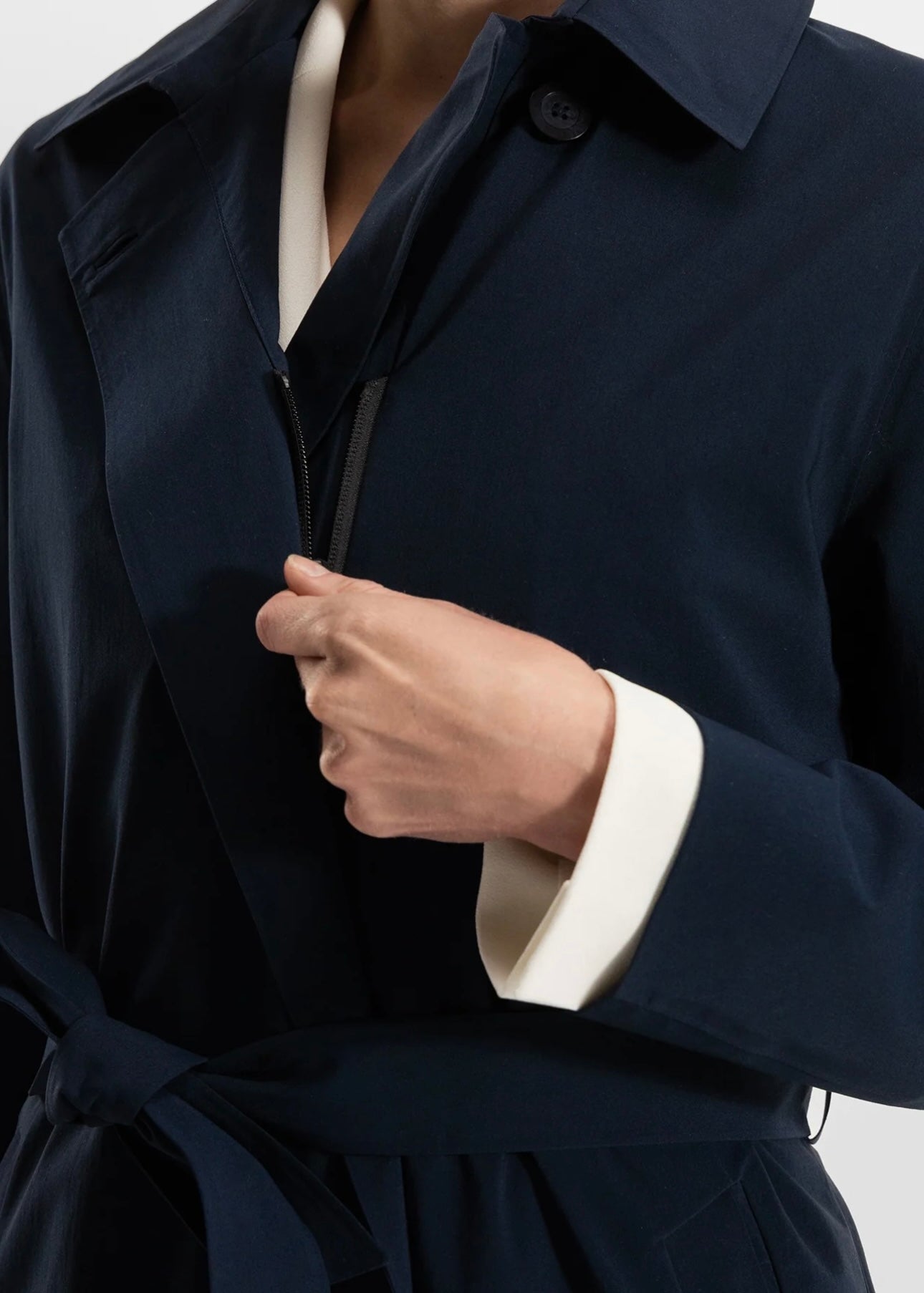 Skylar Trench Coat Navy