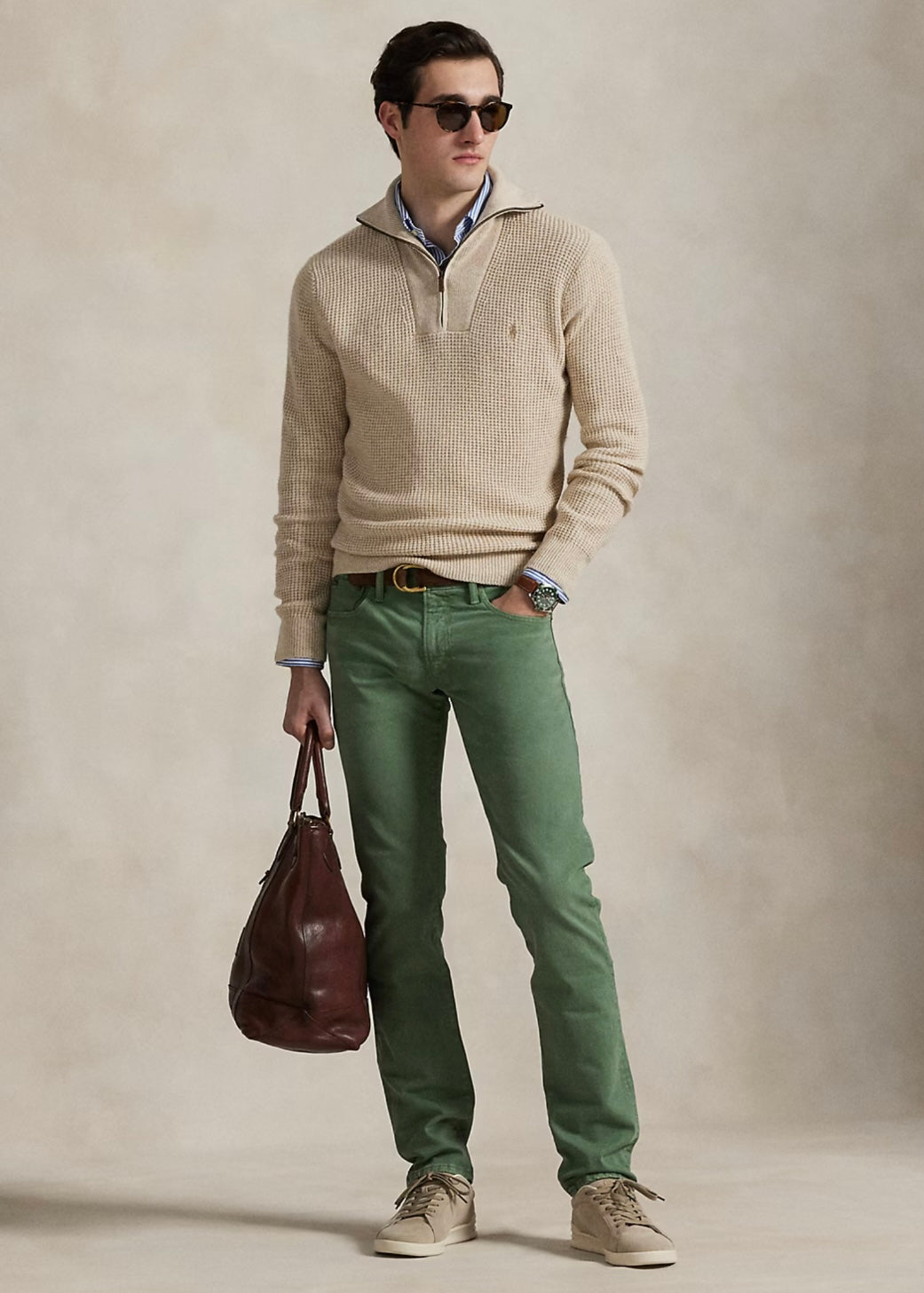 Polo Ralph Lauren Structure Zip - Natural Cream