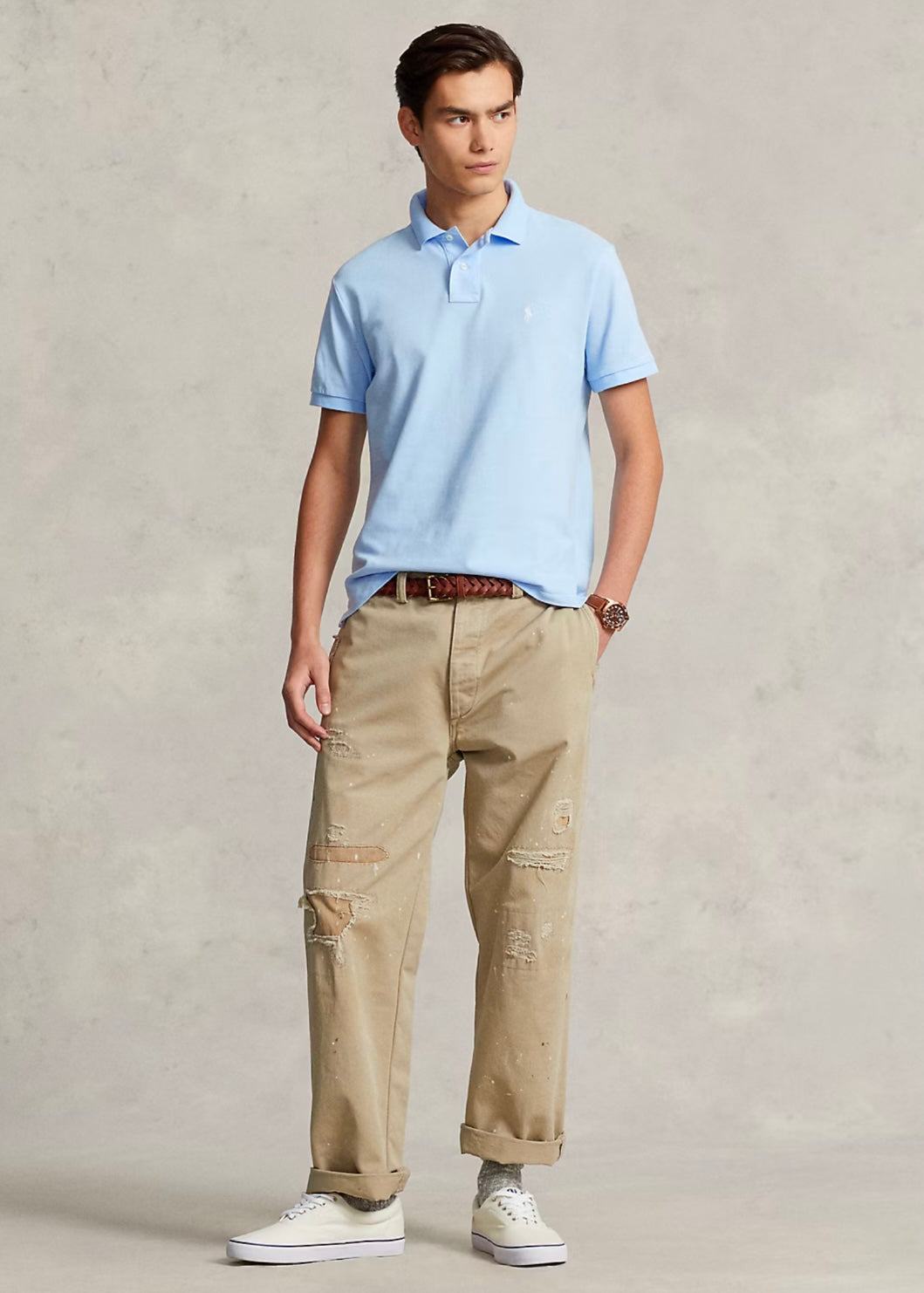 Polo Ralph Lauren pique - Office Blue