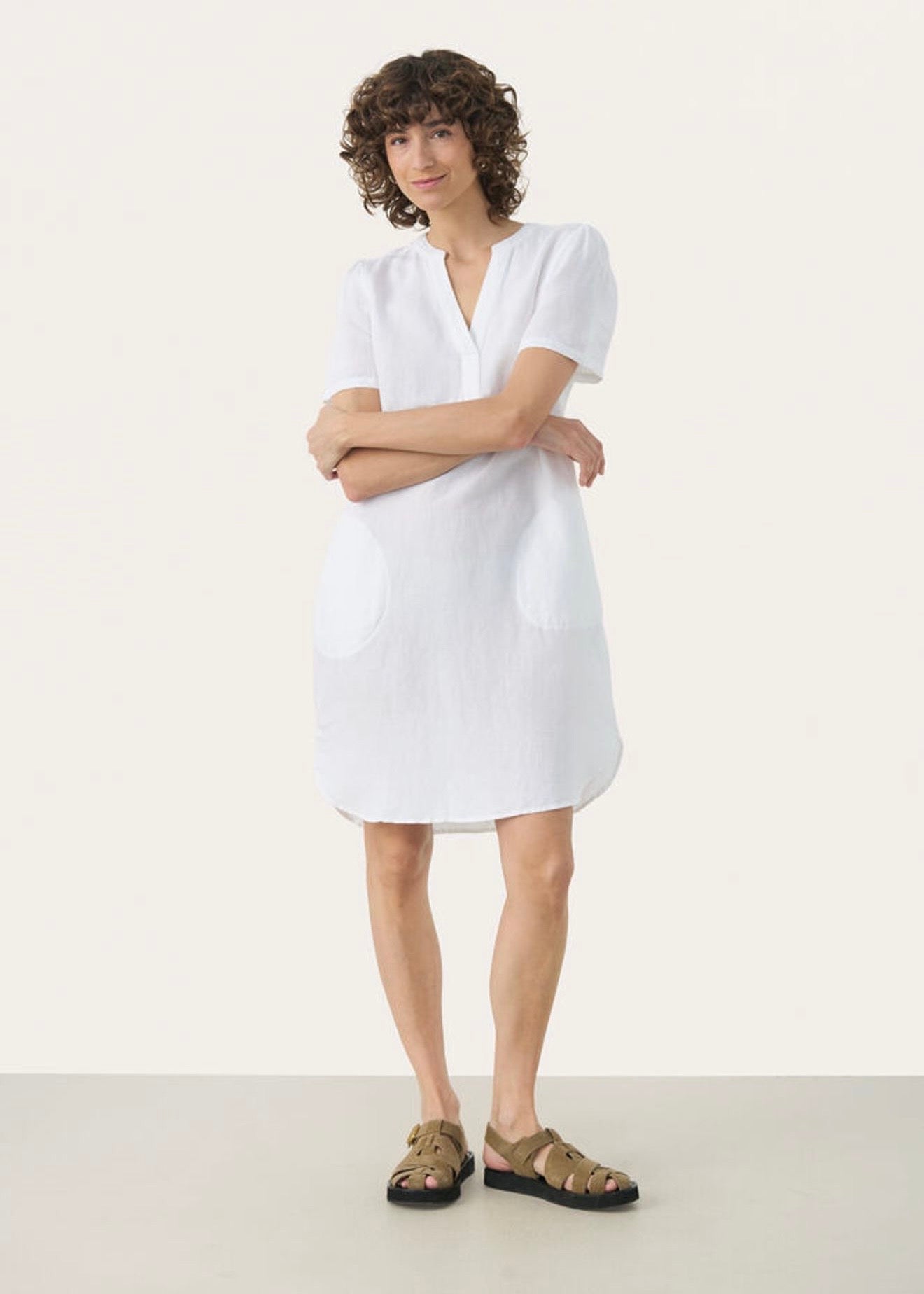Aminase Dress Bright White
