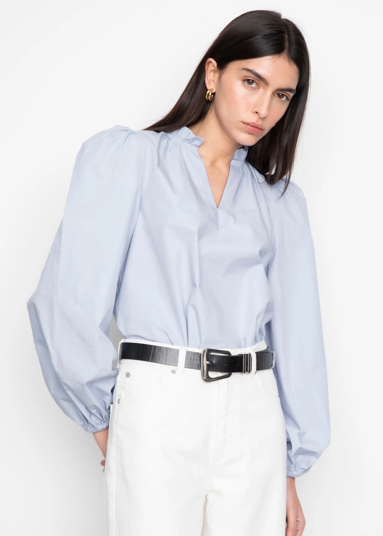 Infinity Blouse Light Blue