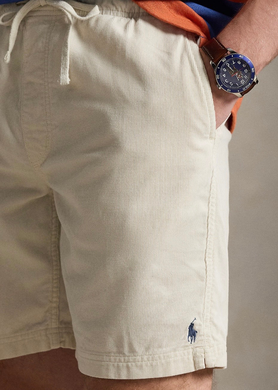 Classic Fit Corduroy Shorts Warm Cream