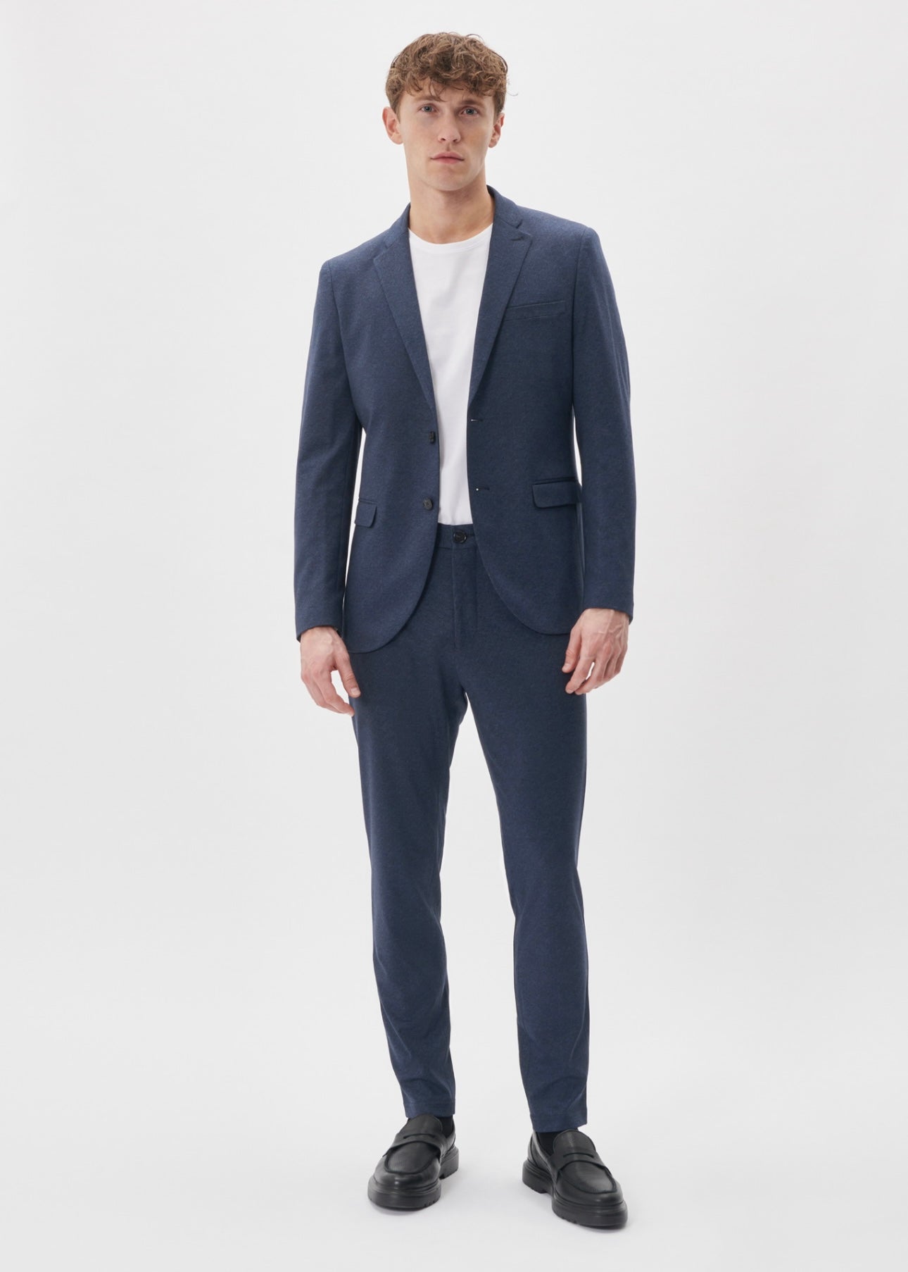 Matinique George Jersey blazer - Dark Navy