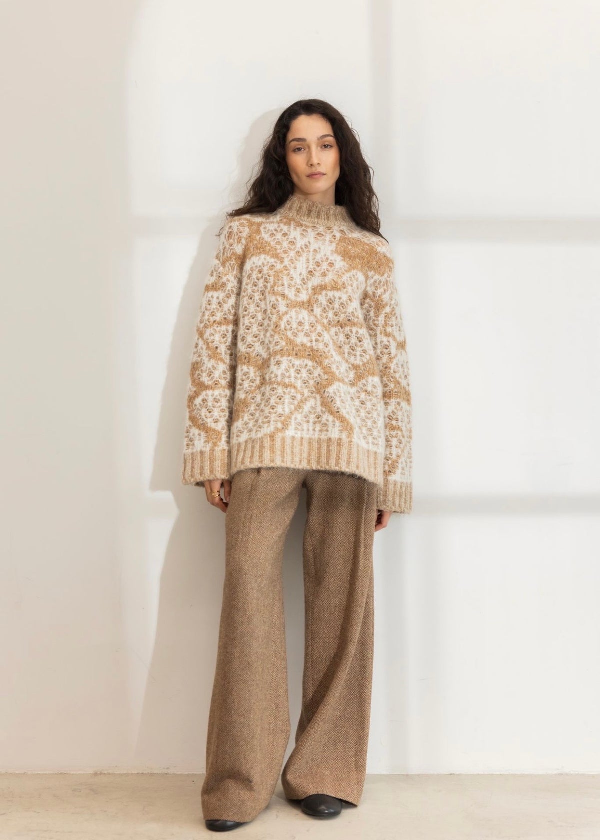 Bonnie Knit Camel