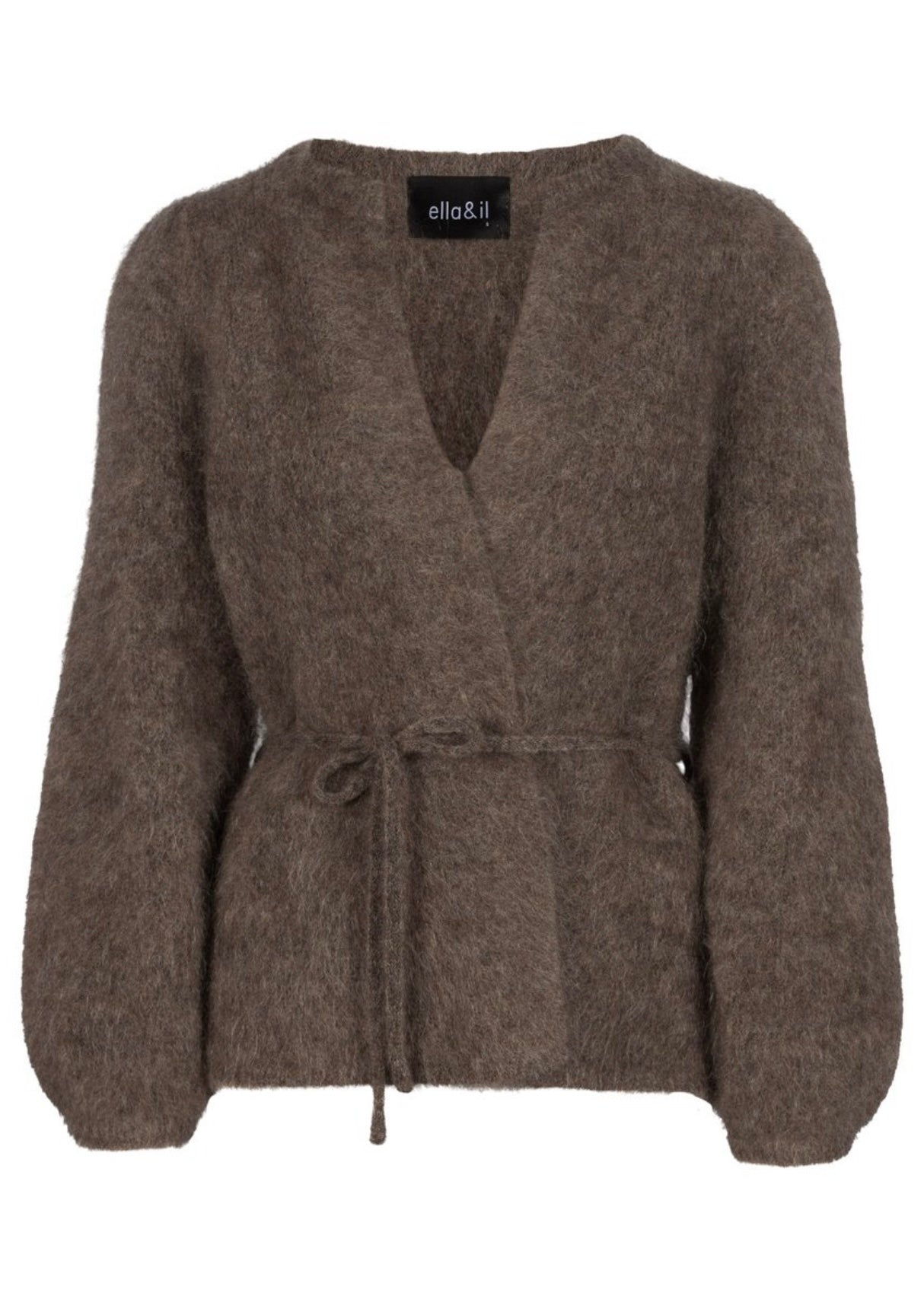 Fredrikke Chunky cardigan Brown