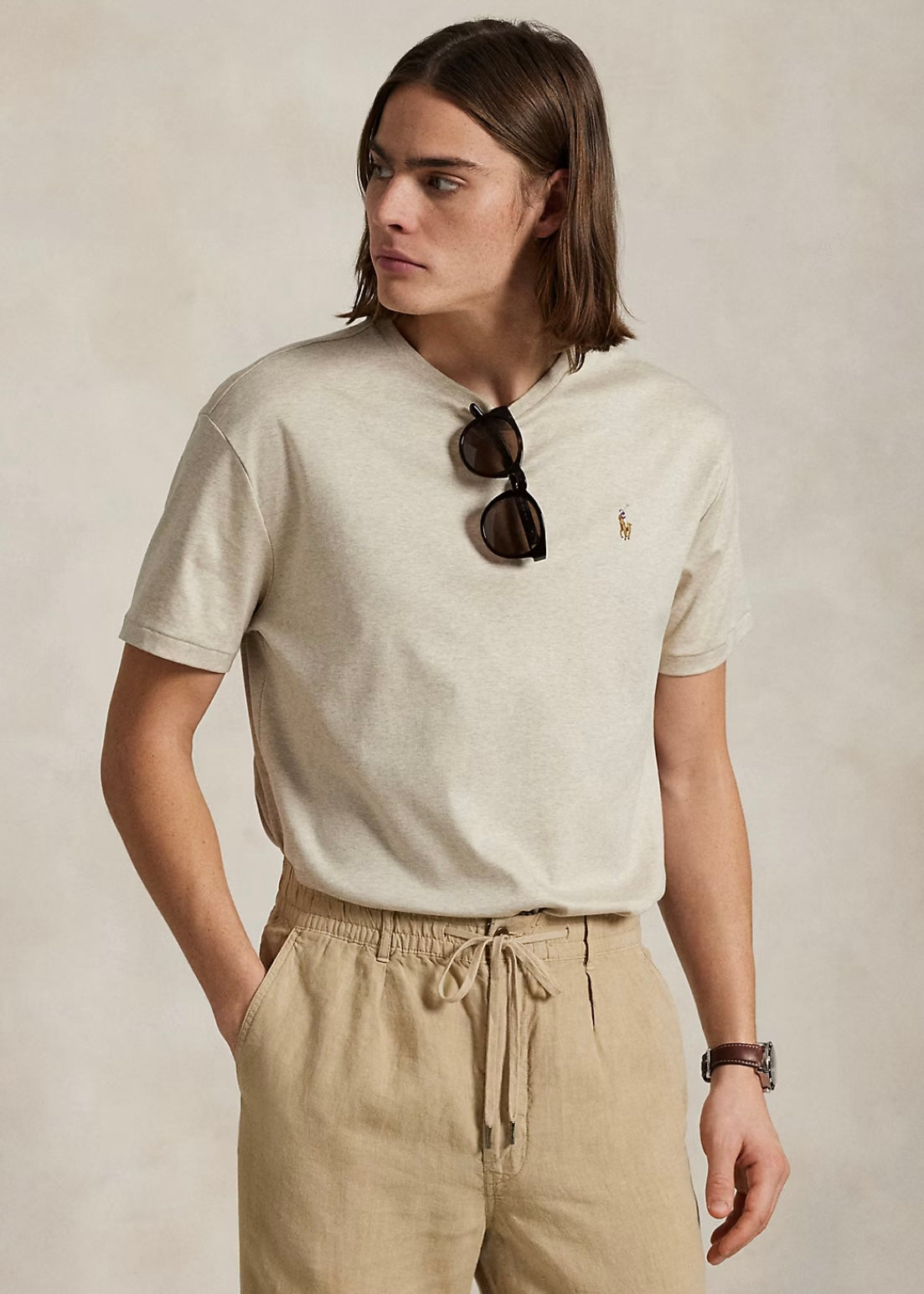 Soft Cotton T-shirt Expedition Dune