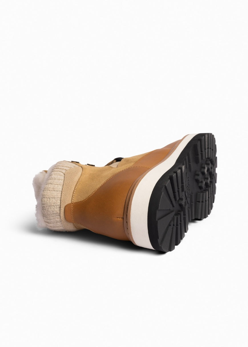 Mono Tag Cap Cow Leather - Ginger Nude