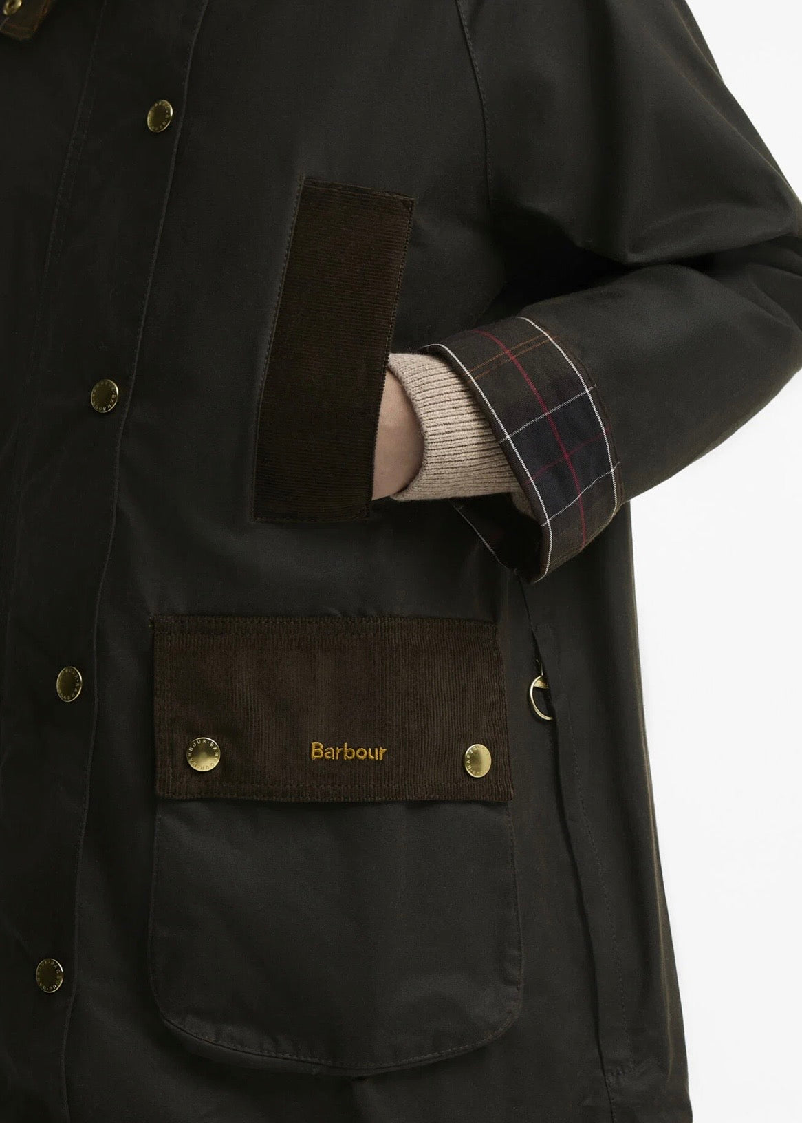Icons Modern Beaufort Wax Jacket Olive