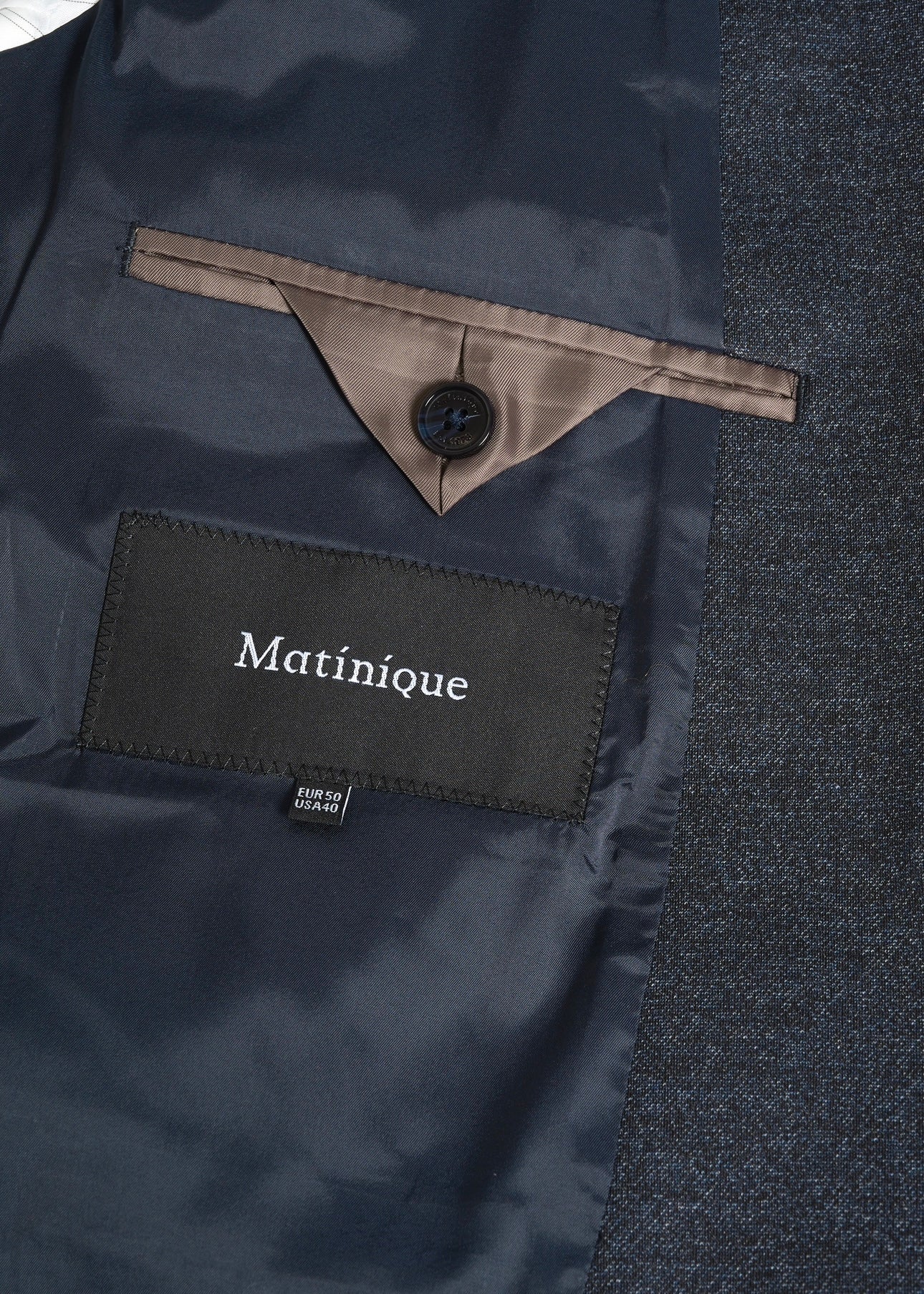 Matinique George Jersey blazer - Insignia Blue