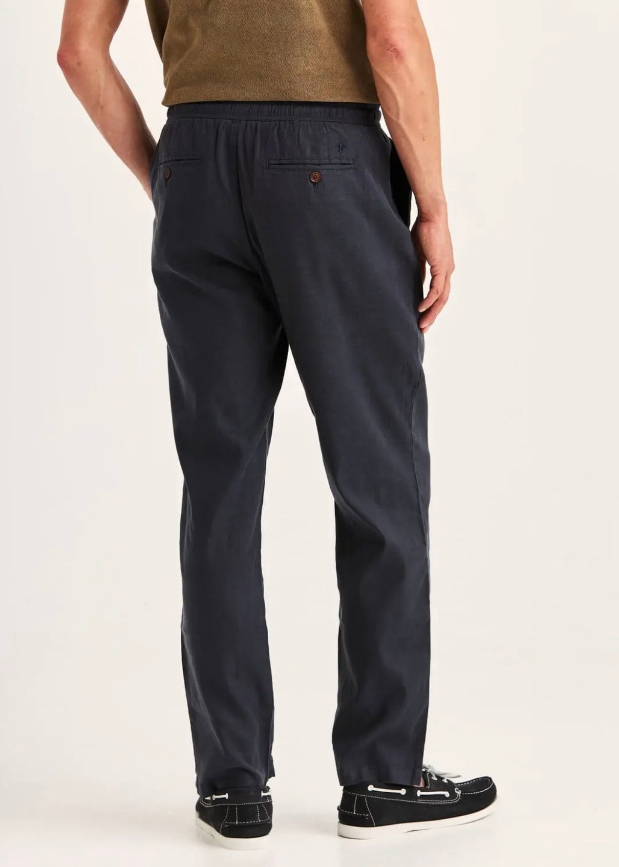 Fenix Linen Trouser Blue