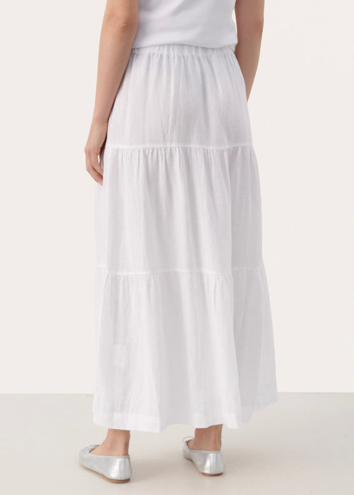 Part Two Getia skirt - Bright White