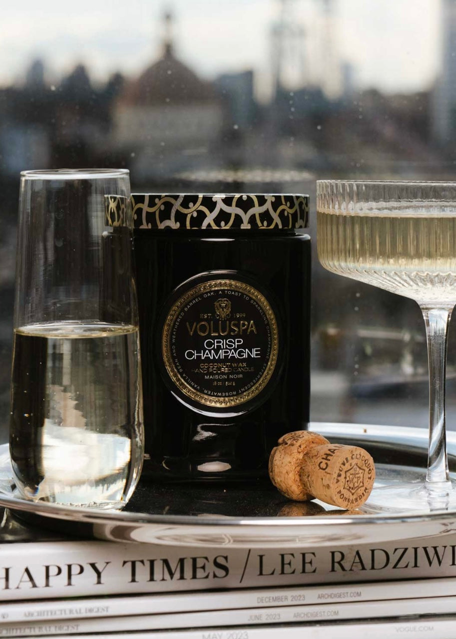 Large Jar Crisp Champagne