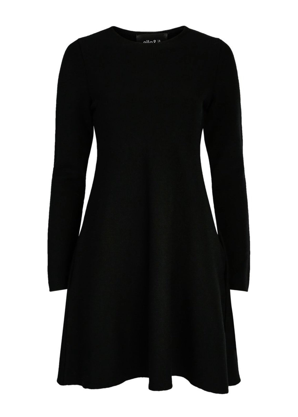 Cecilie Merino dress Black