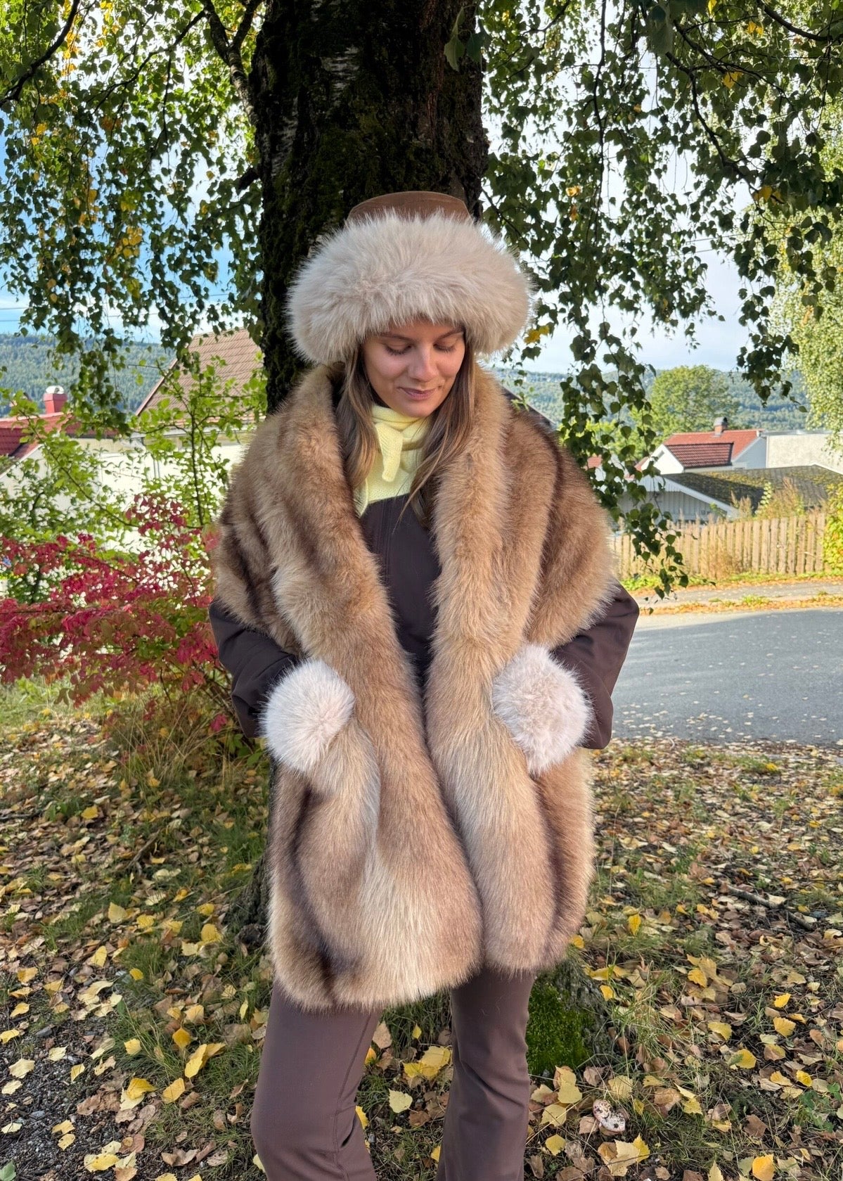 Saga Semsket Bøttehatt Chestnut