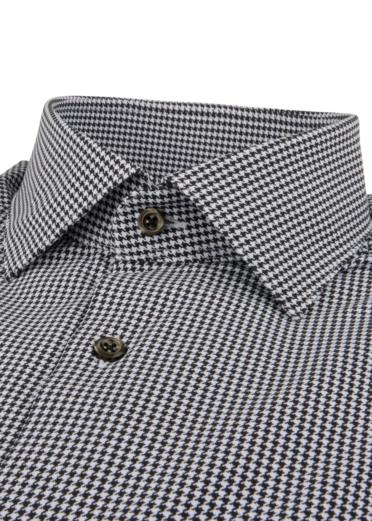 Slimline Jersey shirt Black Check